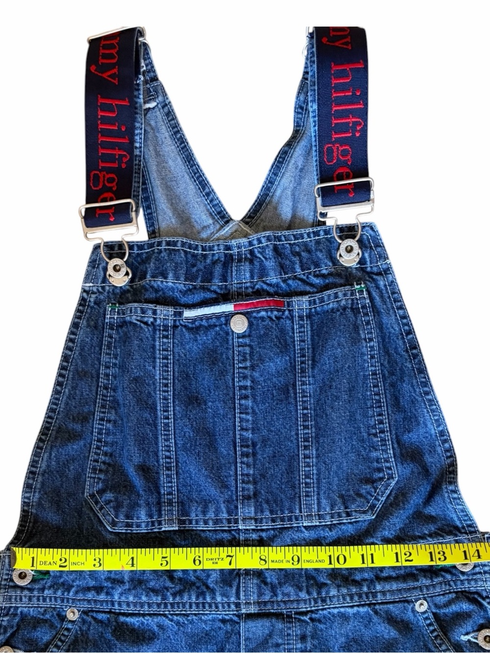 Tommy Jeans Overalls Vintage Spell out - Picture 4 of 8